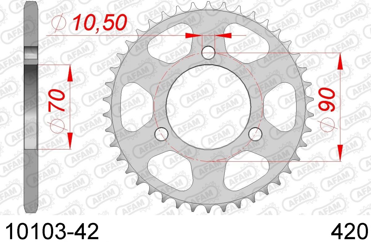 REAR STEEL 42T, 420