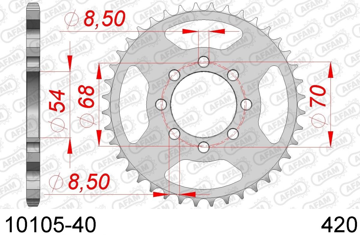 REAR STEEL 40T, 420