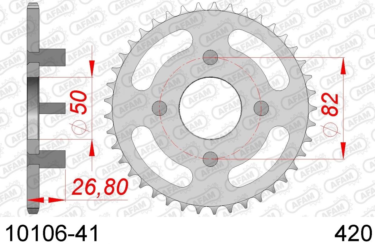 REAR STEEL 41T, 420