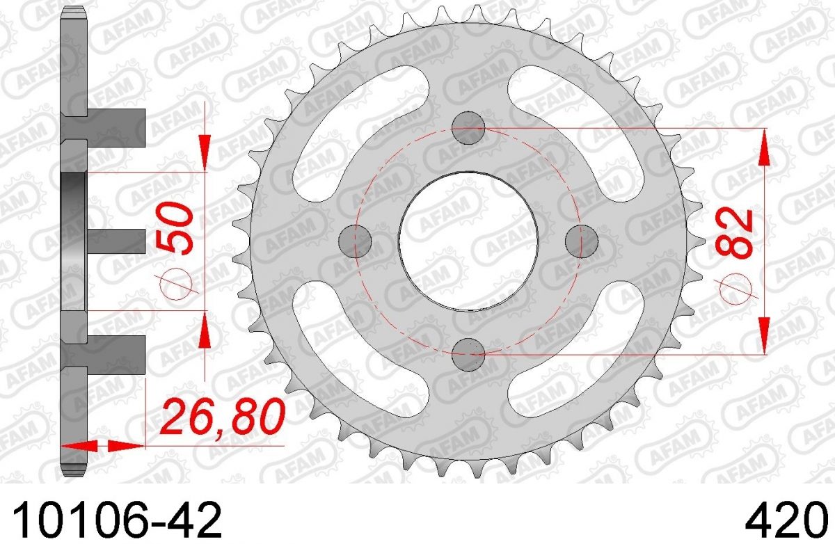 REAR STEEL 42T, 420