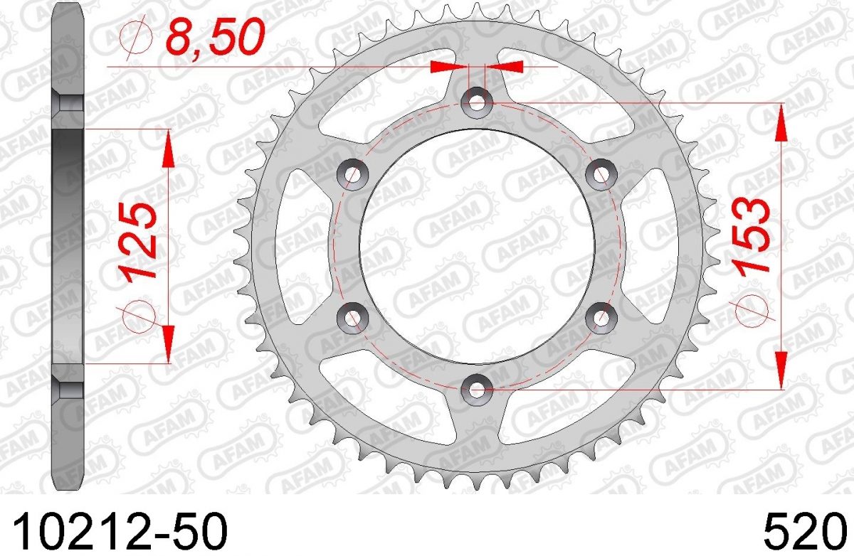 REAR STEEL 50T, 520