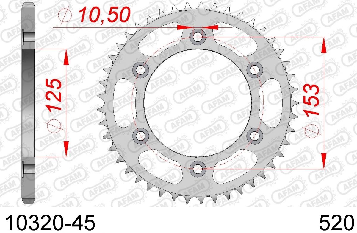 REAR STEEL 45T, 520