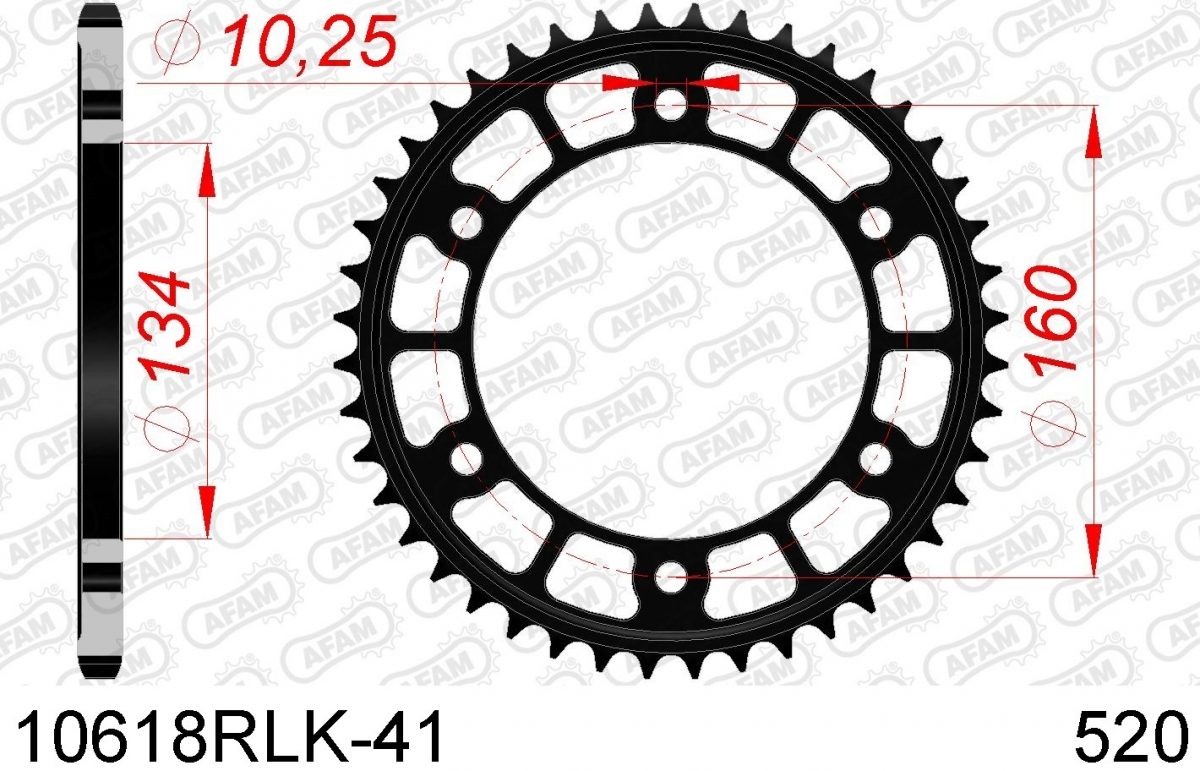 REAR STEEL 41T, 520