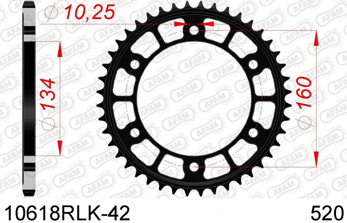 REAR STEEL 42T, 520