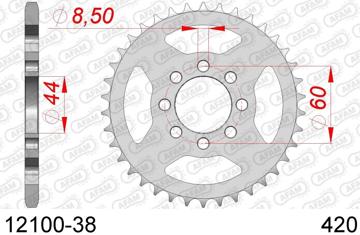 REAR STEEL 38T, 420
