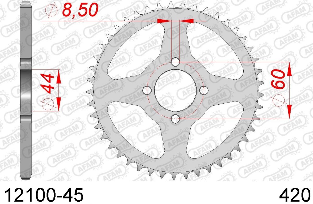 REAR STEEL 45T, 420