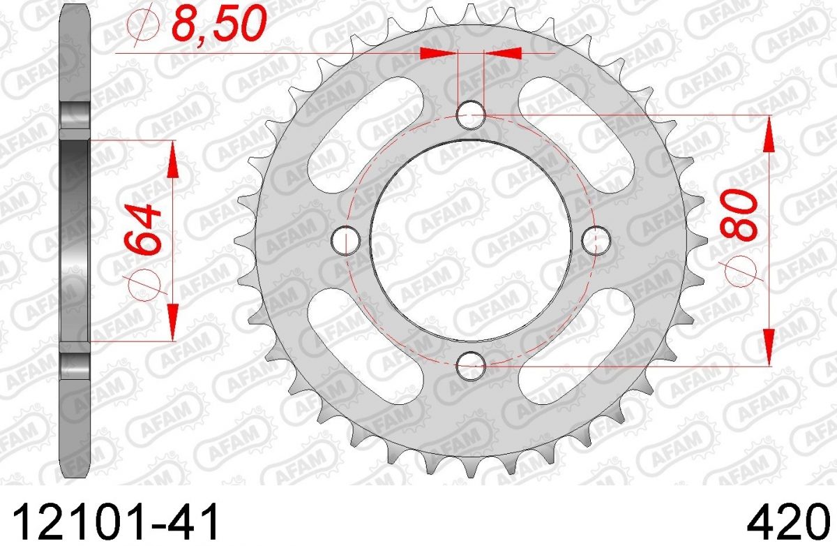 REAR STEEL 41T, 420
