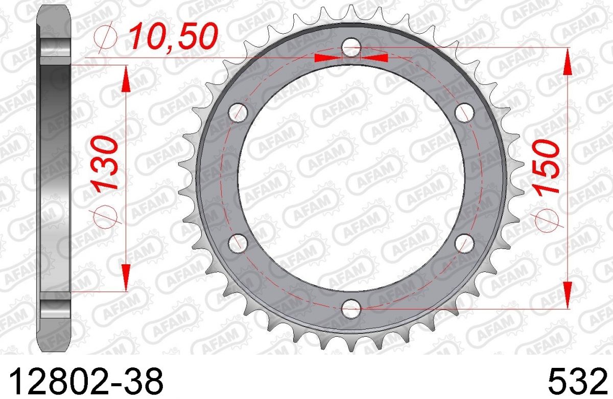 REAR STEEL 38T, 532
