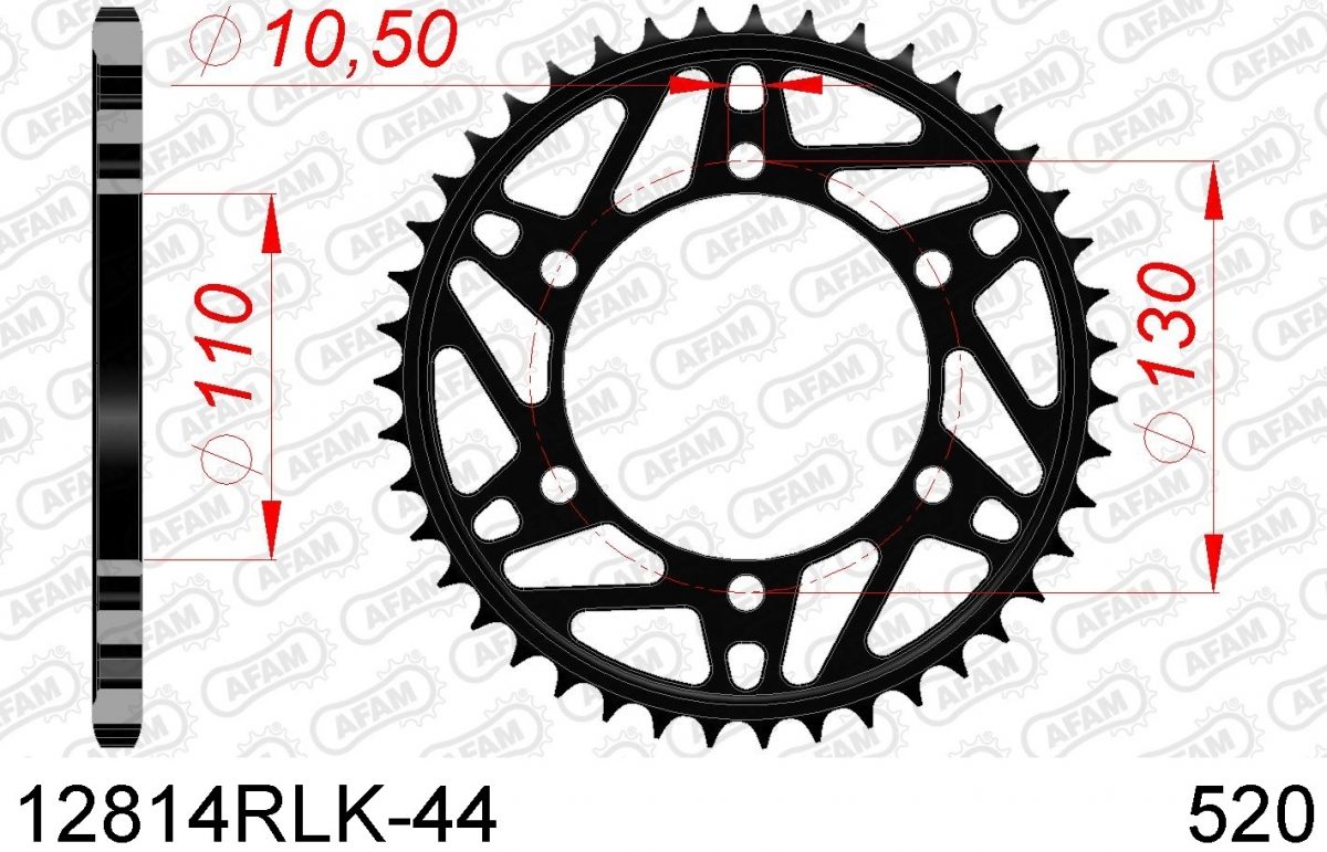 REAR STEEL 44T, 520