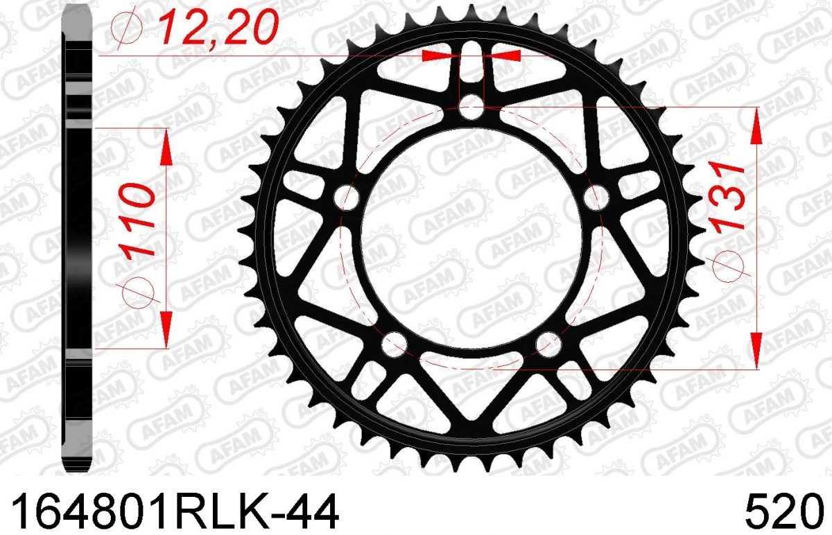 REAR STEEL 44T, 520