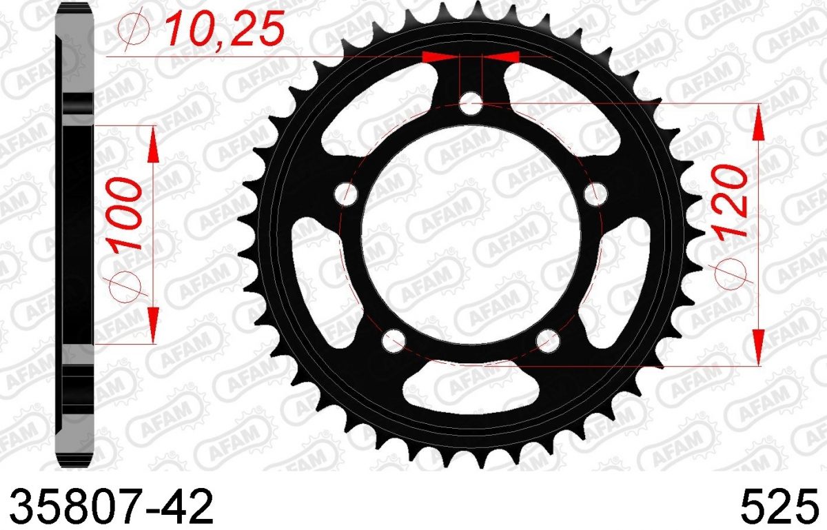 REAR STEEL 42T, 525