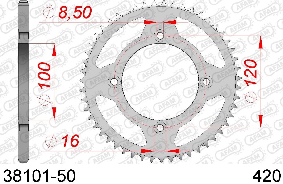 REAR STEEL 50T, 420