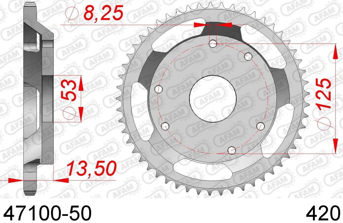REAR STEEL 50T, 420