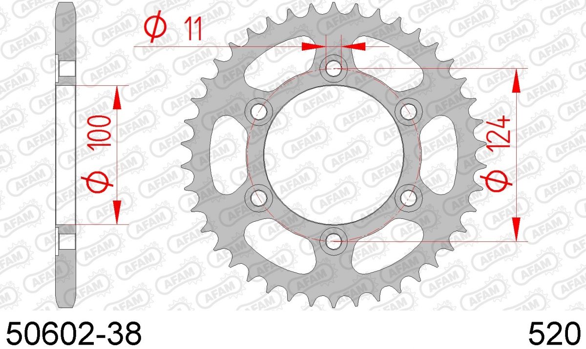 REAR STEEL 38T, 520