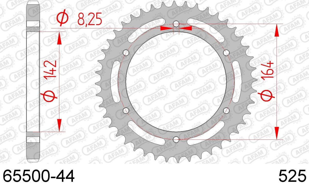 REAR STEEL 44T, 525