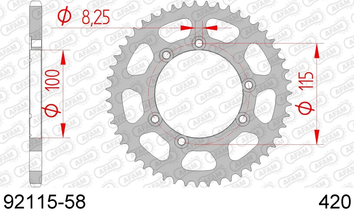 REAR STEEL 58T, 420