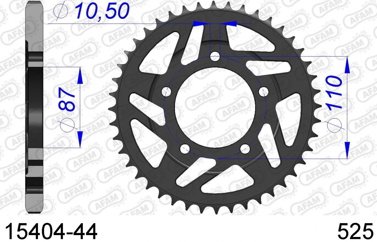 REAR ALU 44T, 525