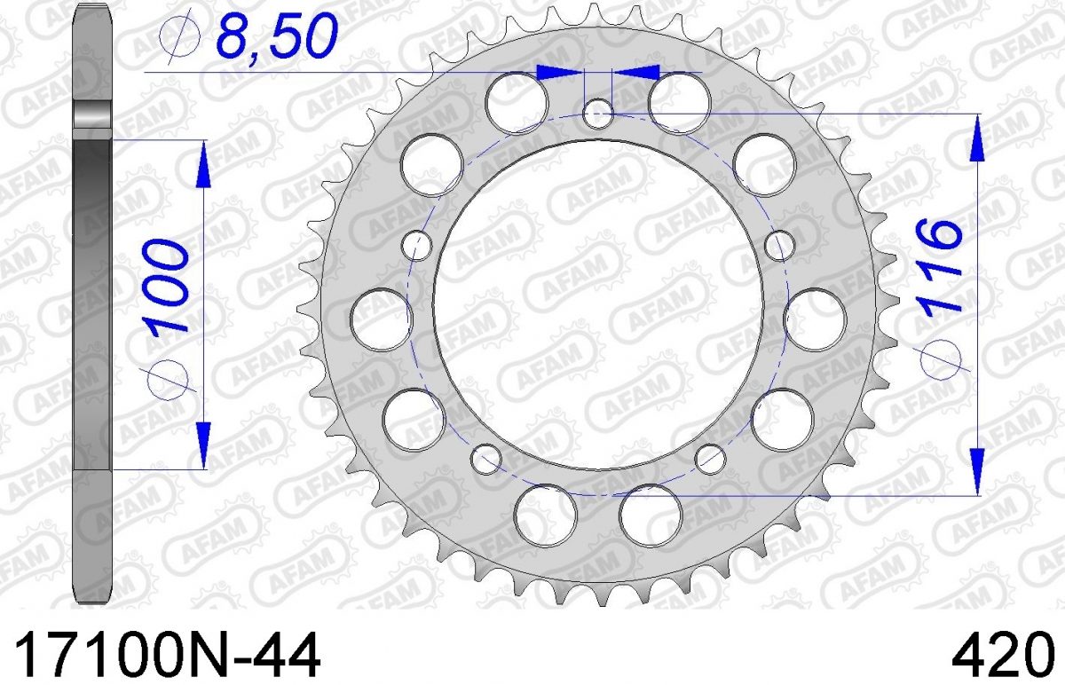 REAR ALU 44T, 420
