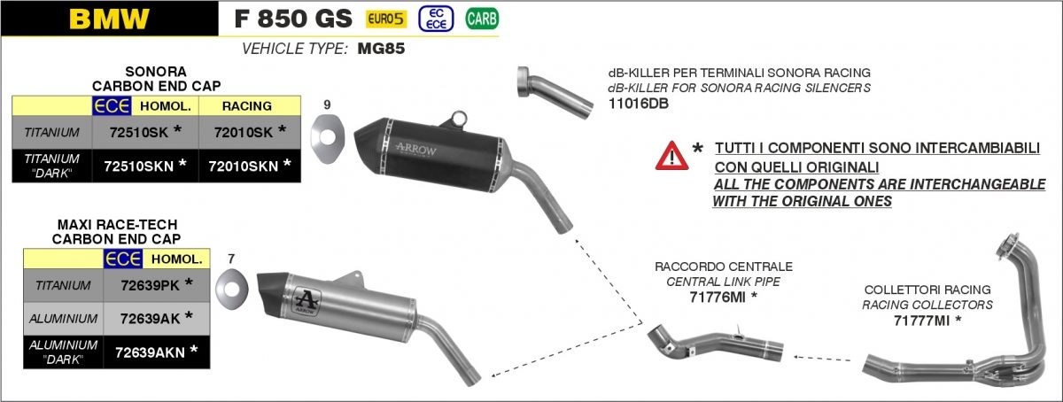 RACING STAINLESS STEEL LINK PIPE foto 2