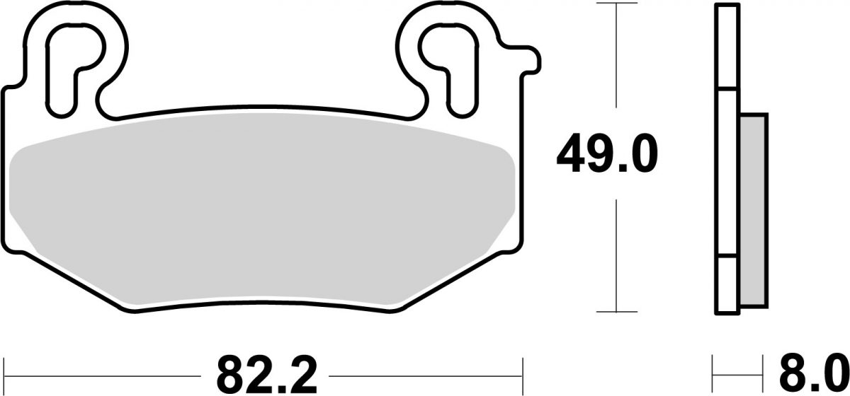BRAKE PAD SINTER SA R1300GS