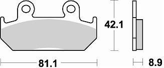 704 CM55 BRAKE PADS SINTERED