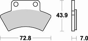 856 CM44 BRAKE PADS SINTERED