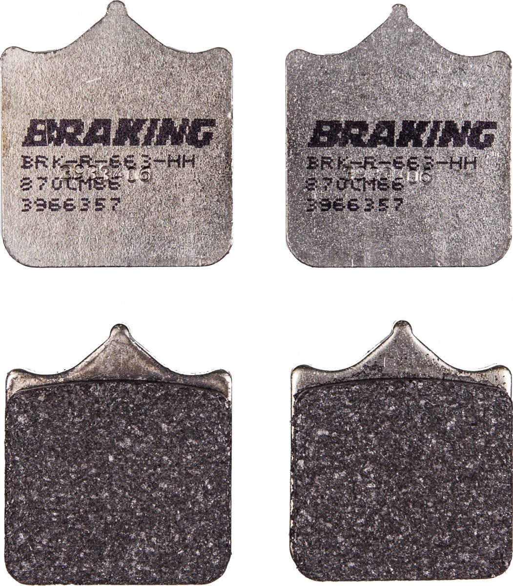 870 CM66 BRAKE PADS SEMI METALLIC