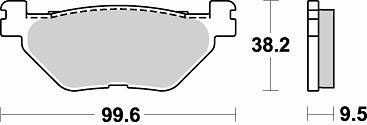 903 SM1 BRAKE PADS SEMI METALLIC