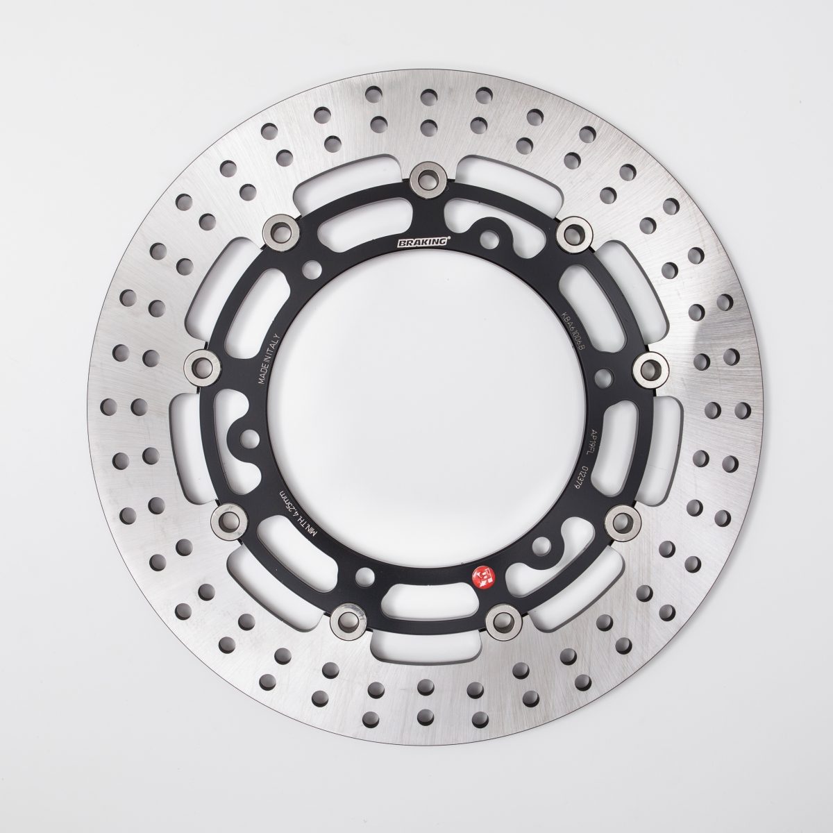 BRAKE DISC ROUND FLOATING STEEL HUB
