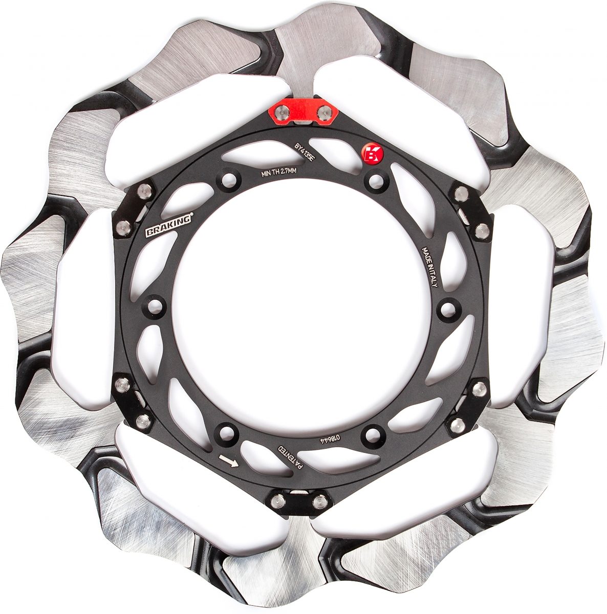 BRAKE DISC EPTA BATFLY FRONT AL-HUB 280