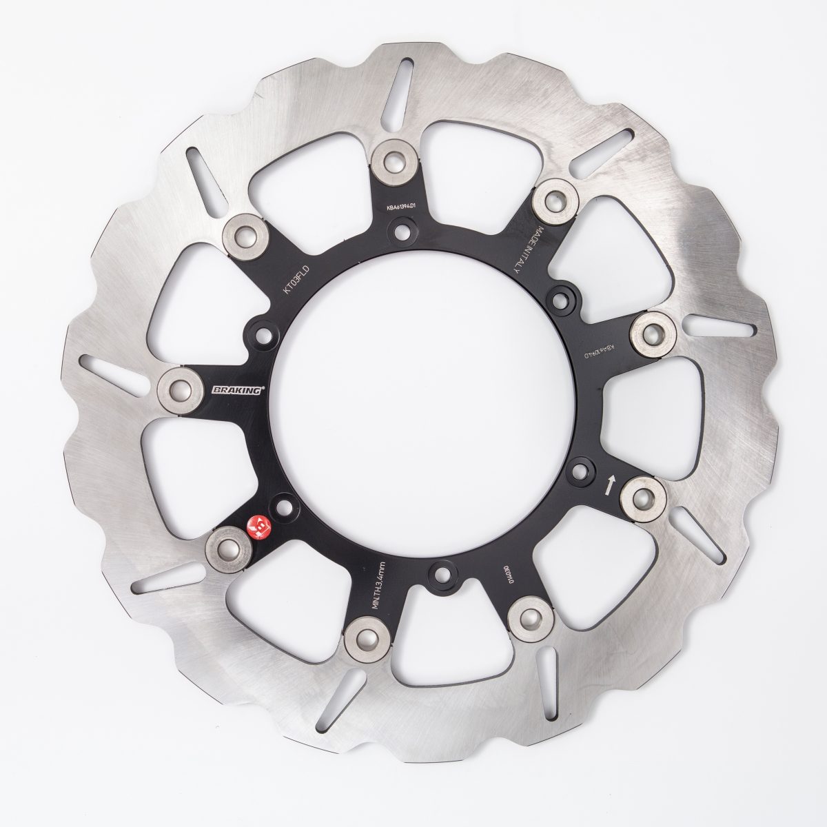 BRAKE DISC WAVE FLOATING STEEL HUB 300