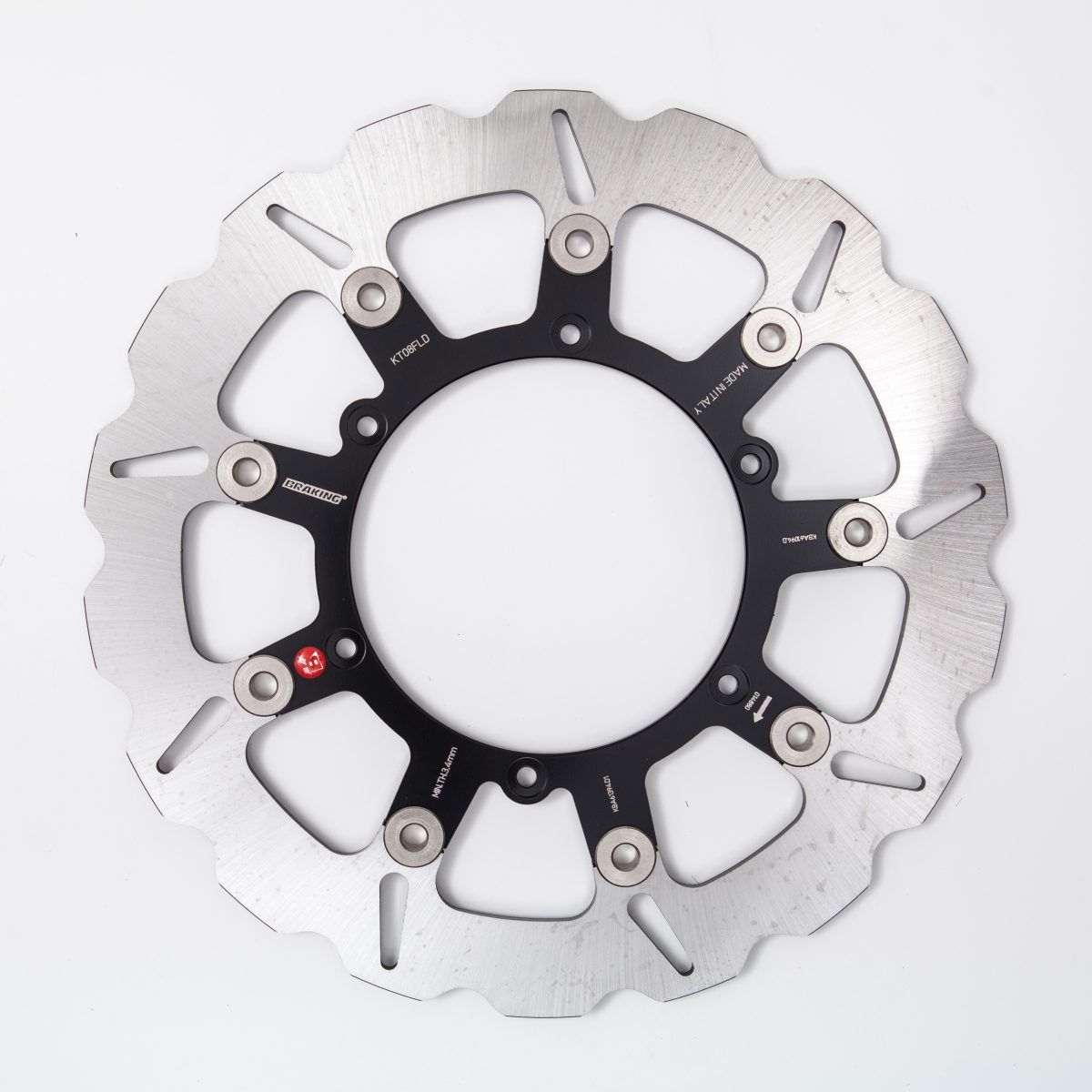 BRAKE DISC WAVE FLOATING STEEL HUB 300