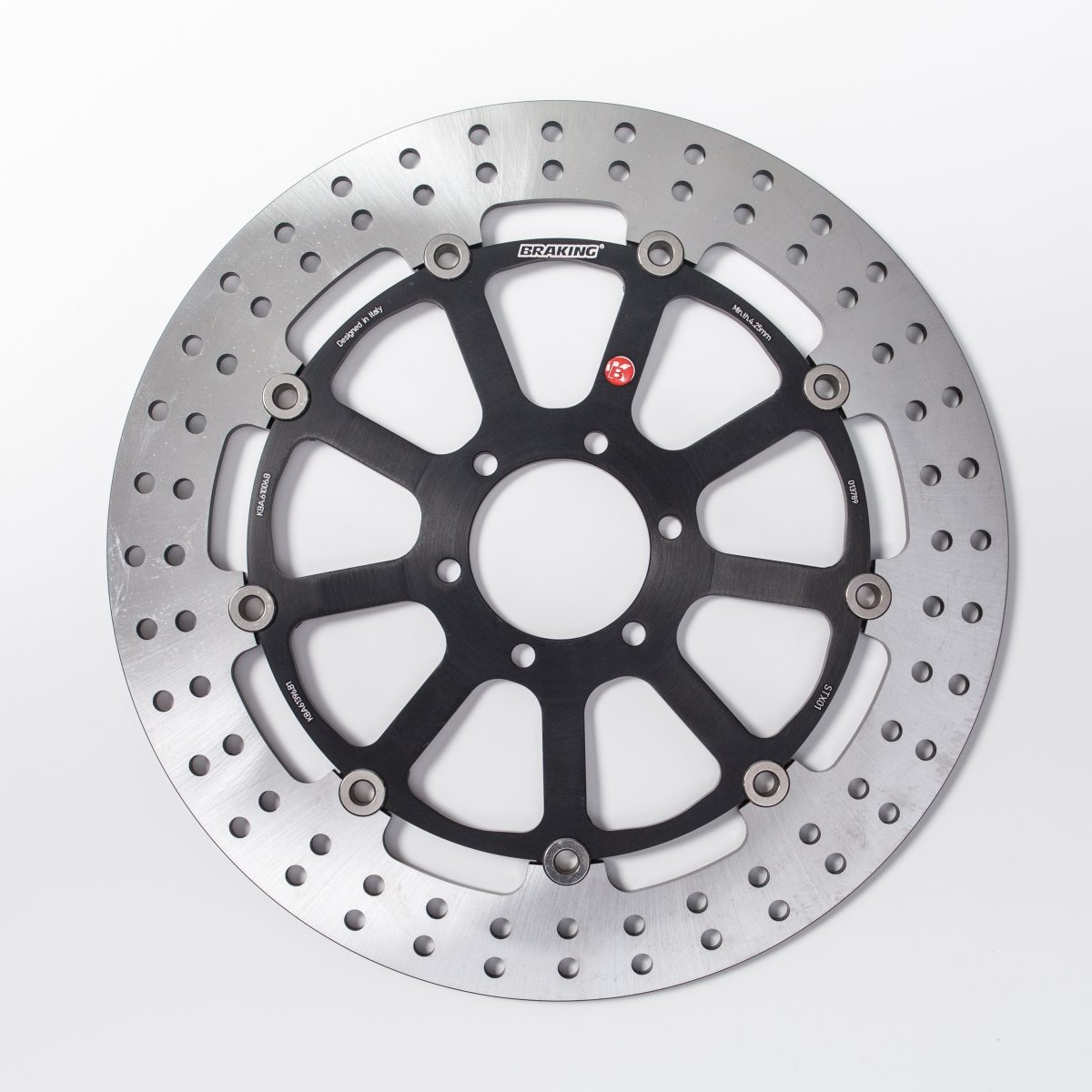 BRAKE DISC ROUND FLOATING AL-HUB STX