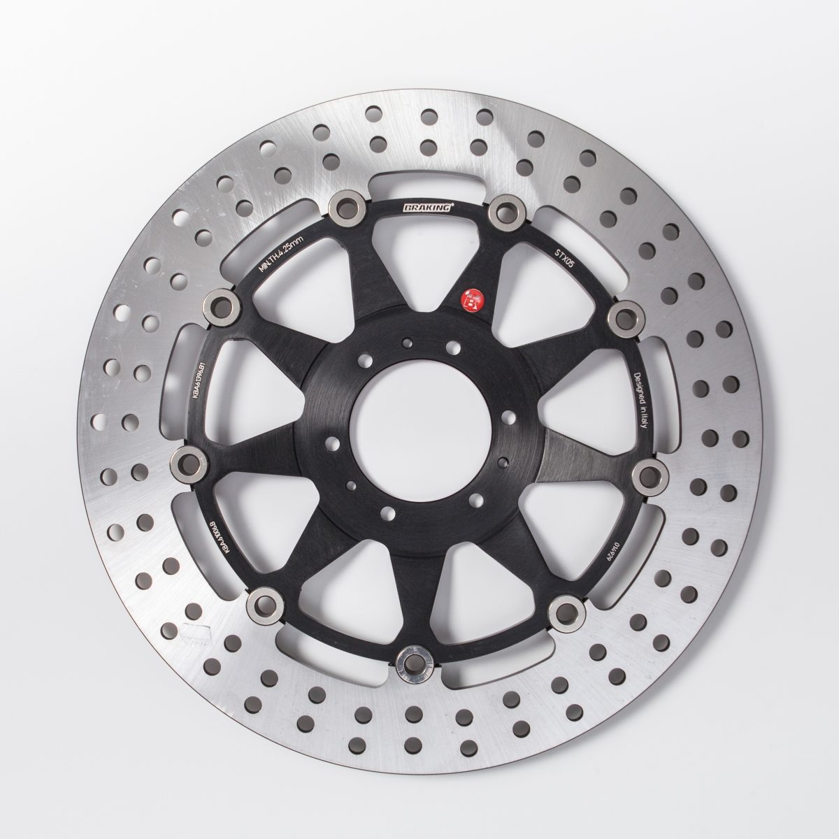 BRAKE DISC ROUND FLOATING AL-HUB STX