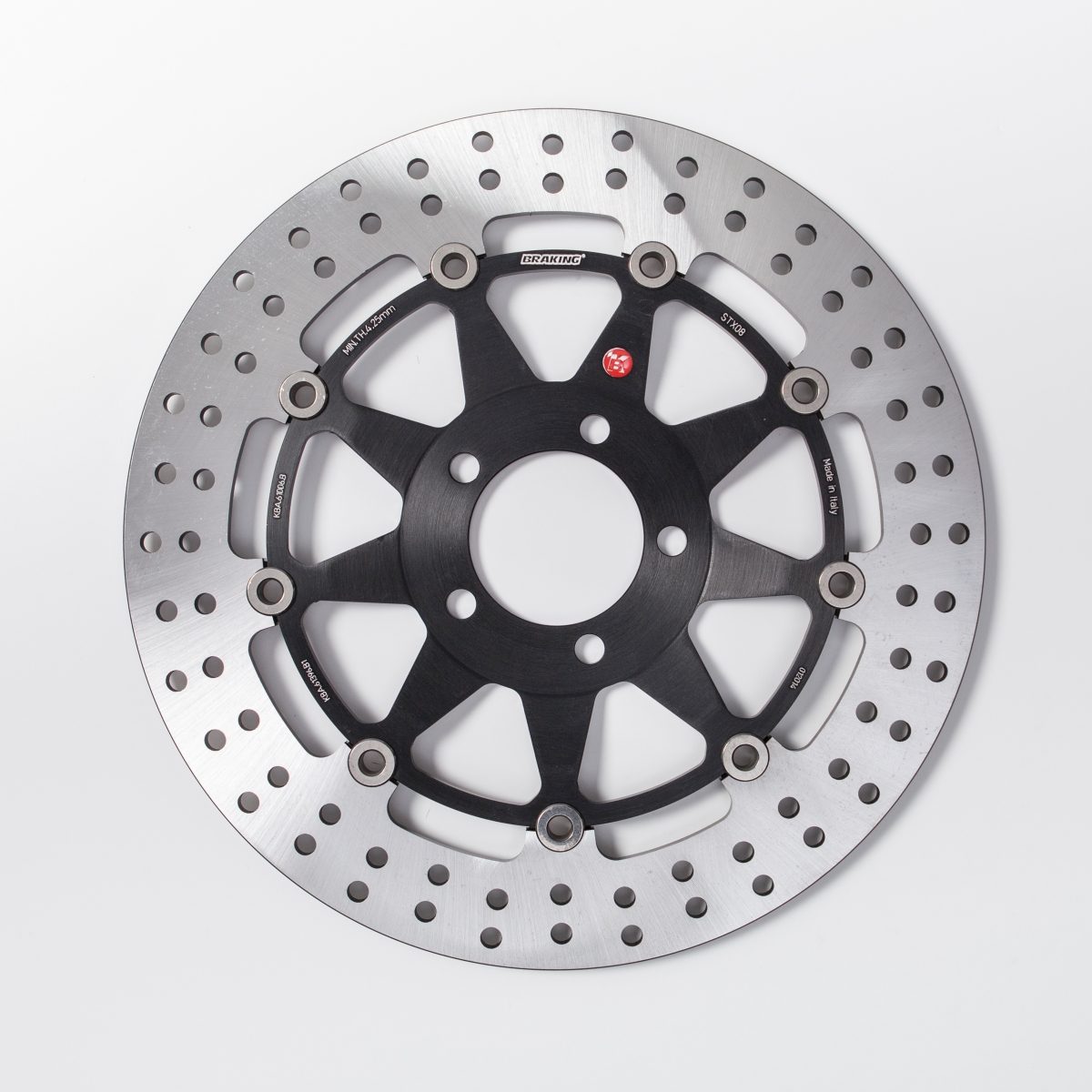 BRAKE DISC ROUND FLOATING AL-HUB STX