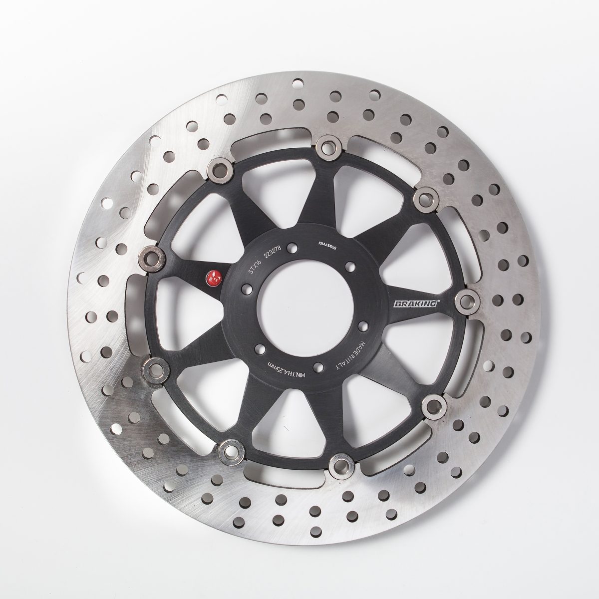 BRAKE DISC ROUND FLOATING AL-HUB STX
