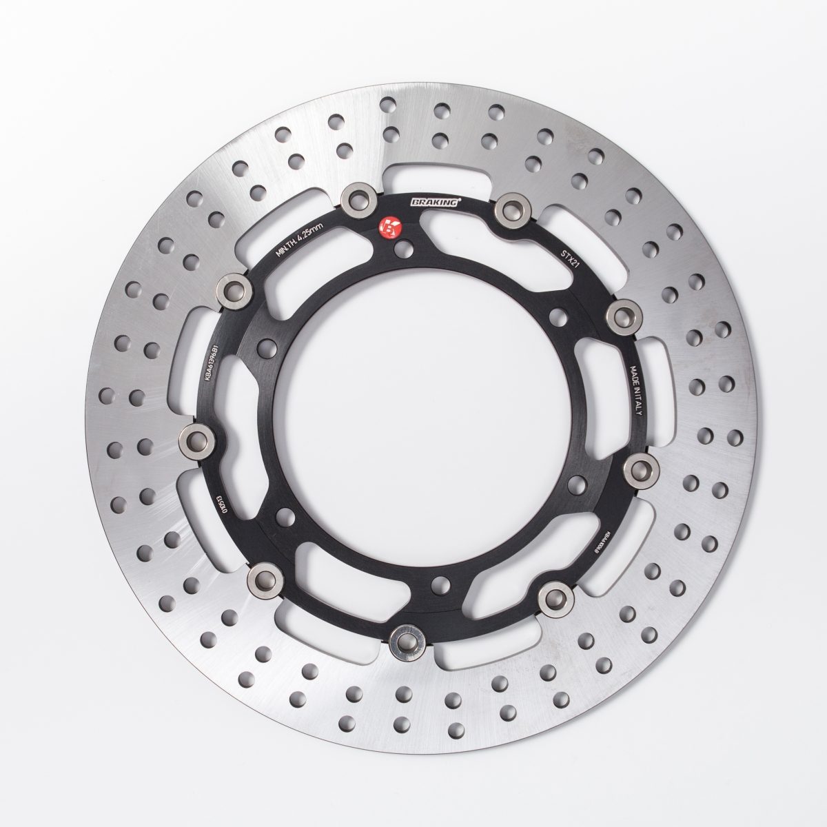 BRAKE DISC ROUND FLOATING AL-HUB STX