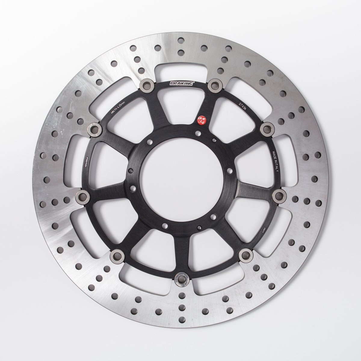 BRAKE DISC ROUND FLOATING AL-HUB STX