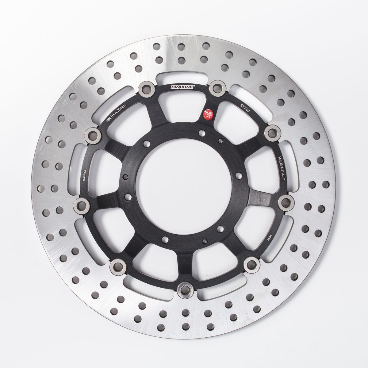 BRAKE DISC ROUND FLOATING AL-HUB STX