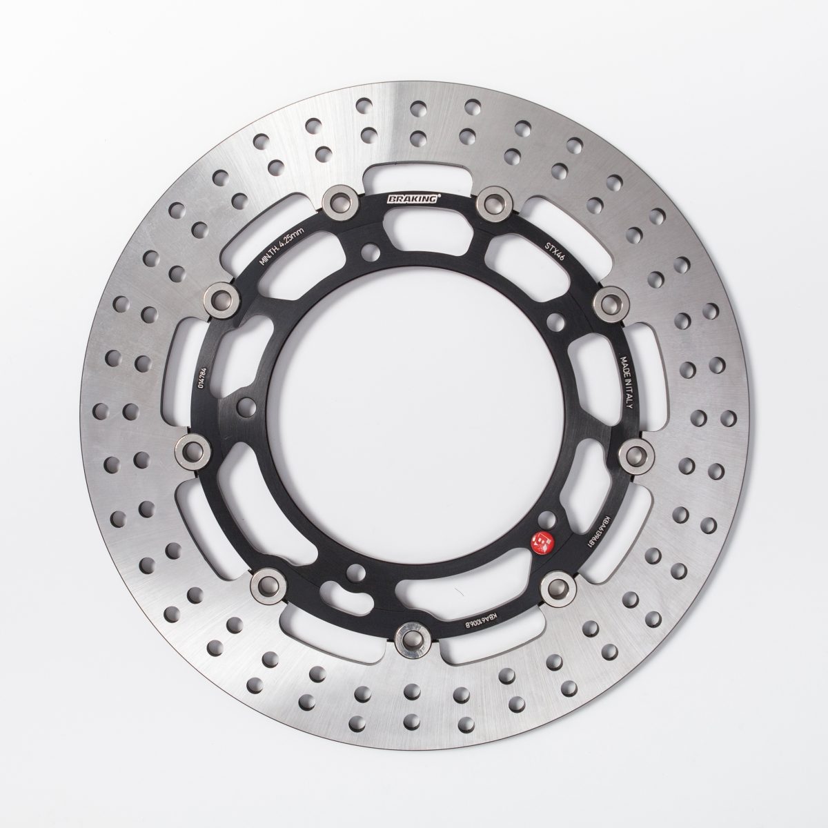 BRAKE DISC ROUND FLOATING AL-HUB STX