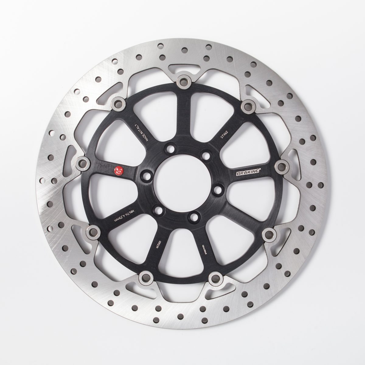 BRAKE DISC ROUND FLOATING AL-HUB STX