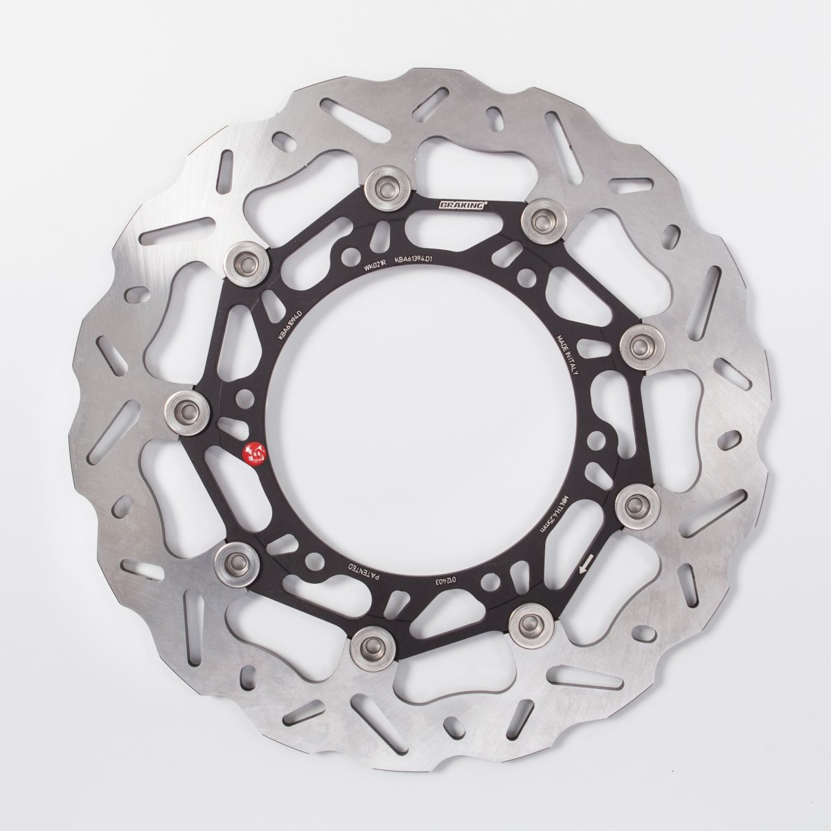 BRAKE DISC WAVE FLOATING AL-HUB SK2 300