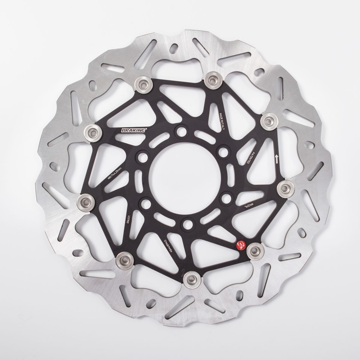 BRAKE DISC WAVE FLOATING AL-HUB SK2 320