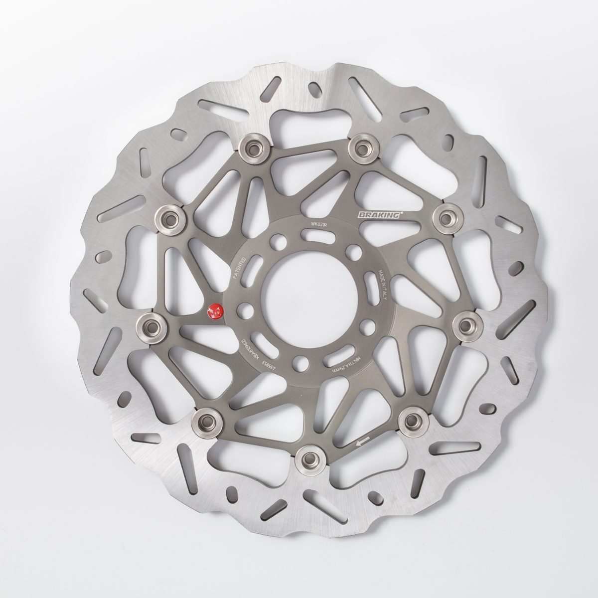 BRAKE DISC WAVE FLOATING AL-HUB SK2 296