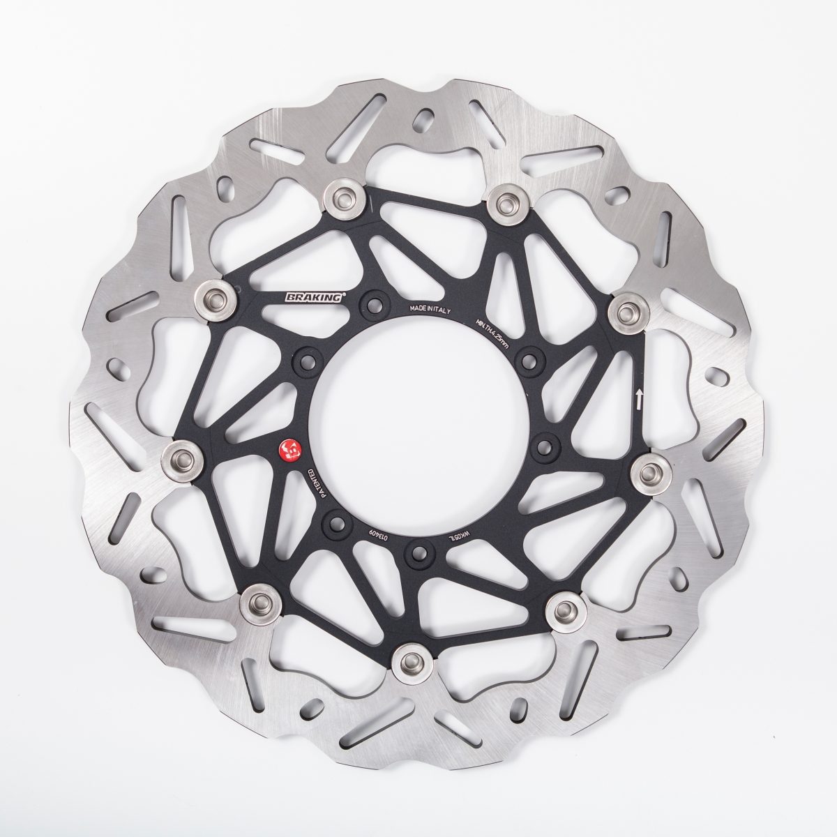 BRAKE DISC WAVE FLOATING AL-HUB SK2 320