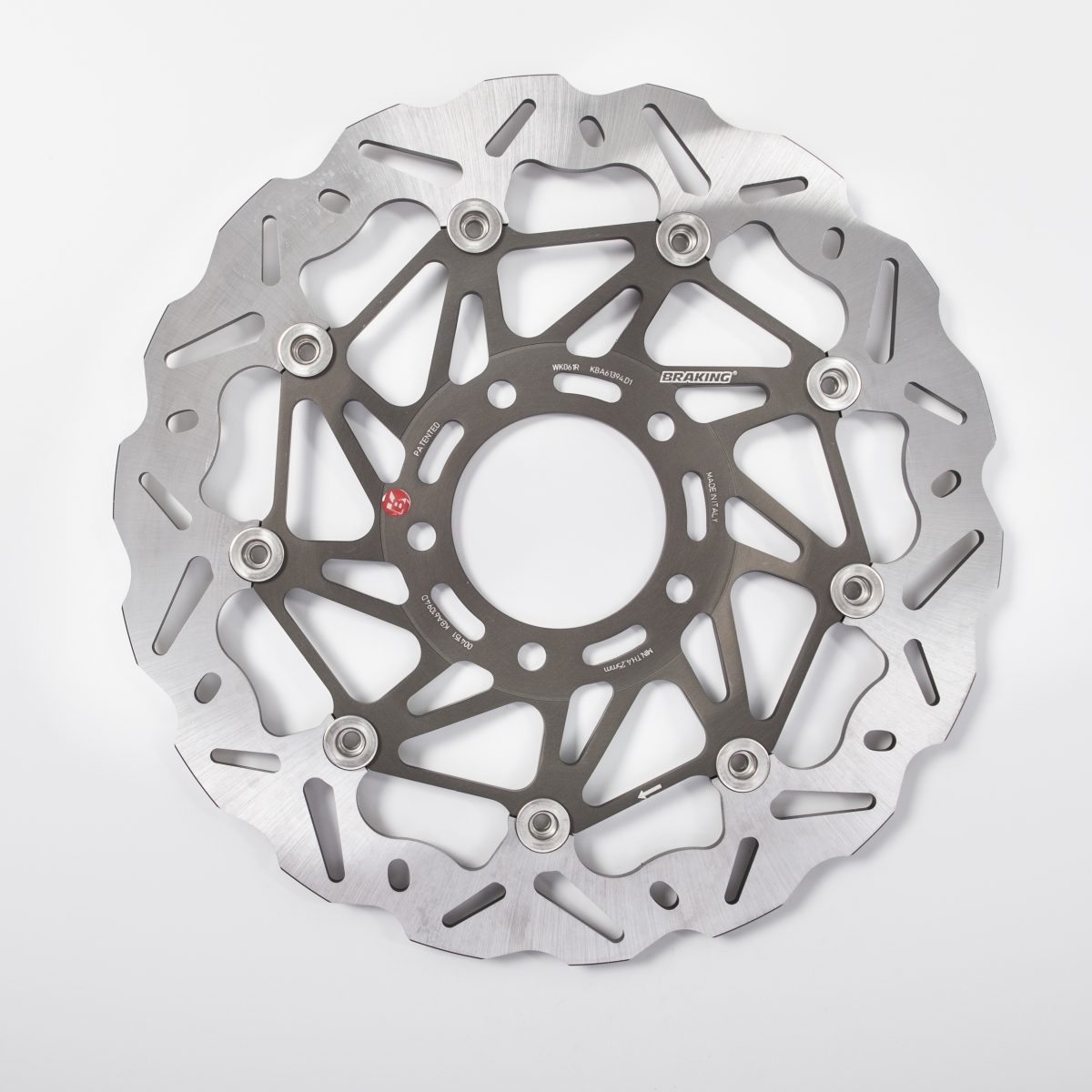 BRAKE DISC WAVE FLOATING AL-HUB SK2 320
