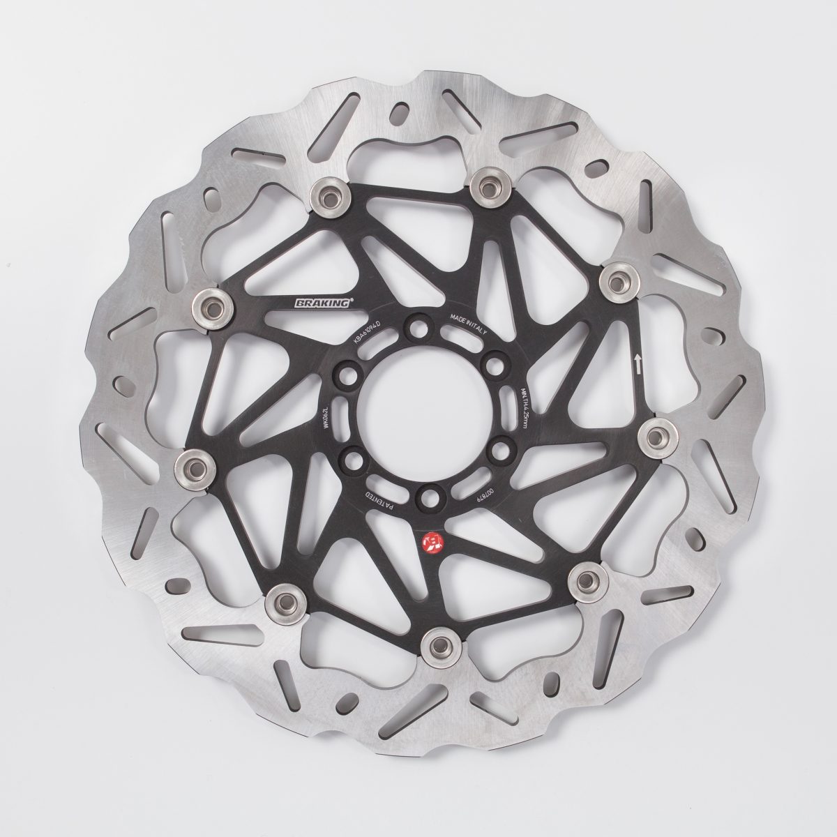 BRAKE DISC WAVE FLOATING AL-HUB SK2 320