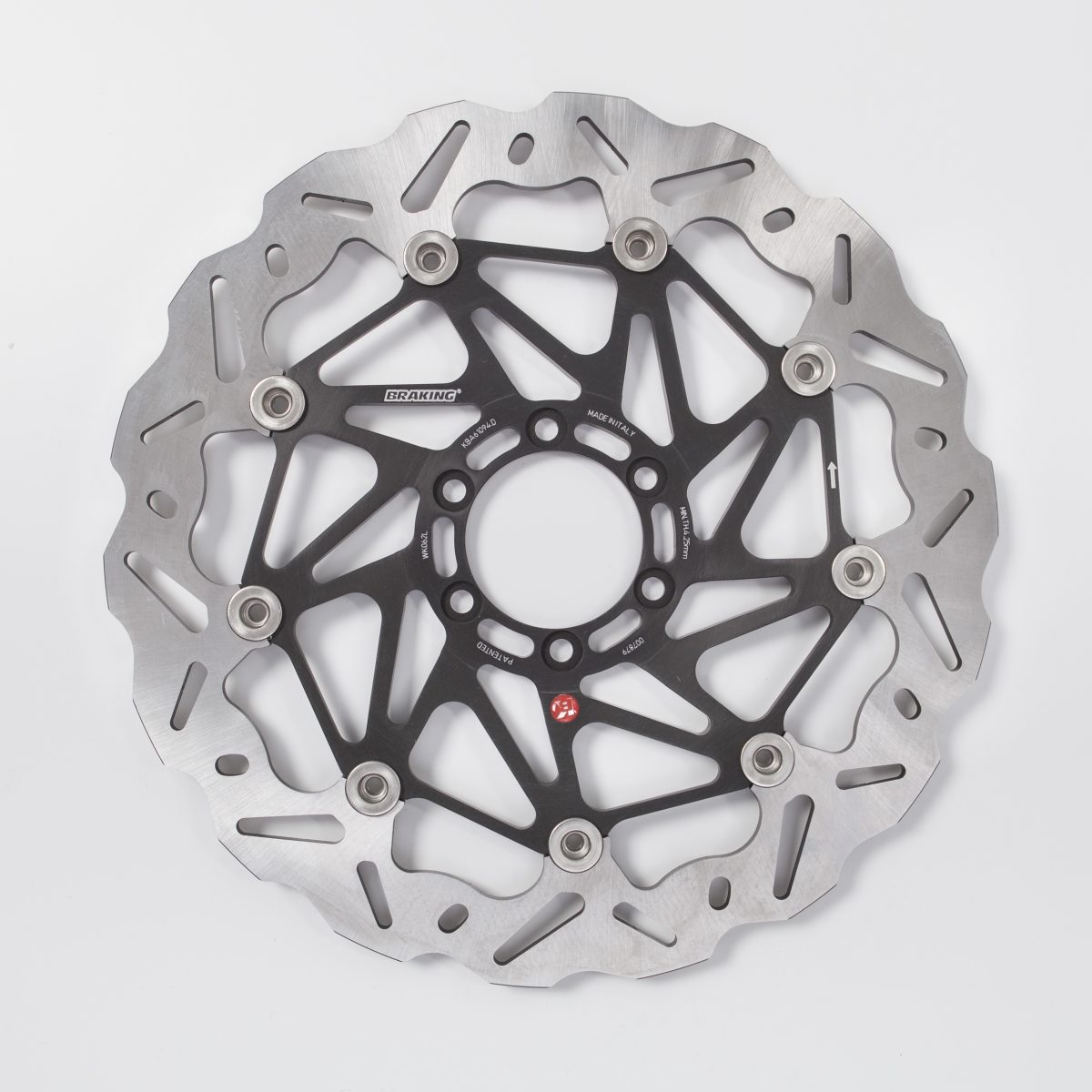 BRAKE DISC WAVE FLOATING AL-HUB SK2 320
