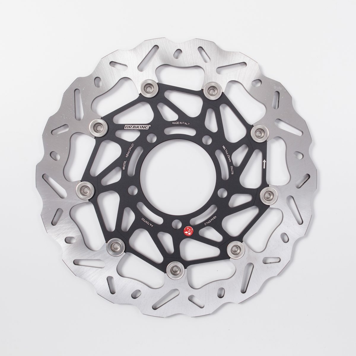 BRAKE DISC WAVE FLOATING AL-HUB SK2 300
