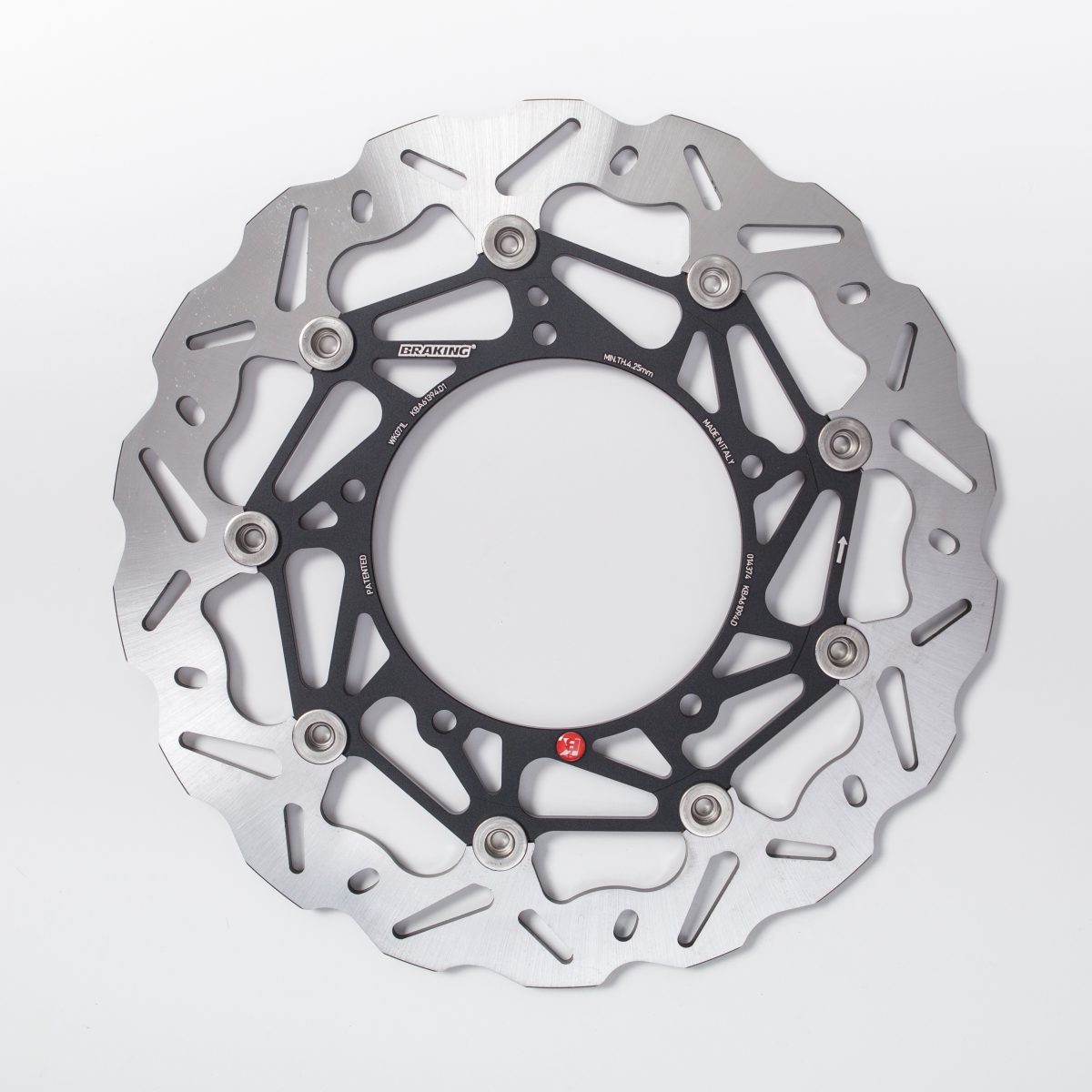 BRAKE DISC WAVE FLOATING AL-HUB SK2 320